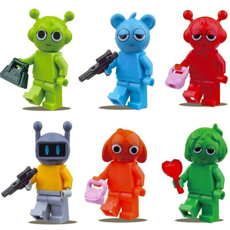 12 Stück Sprunki Actionfiguren Bausteine Set, Sammler Anime Spielzeug für Kinder, Geburtstags-Weihnachtsgeschenke