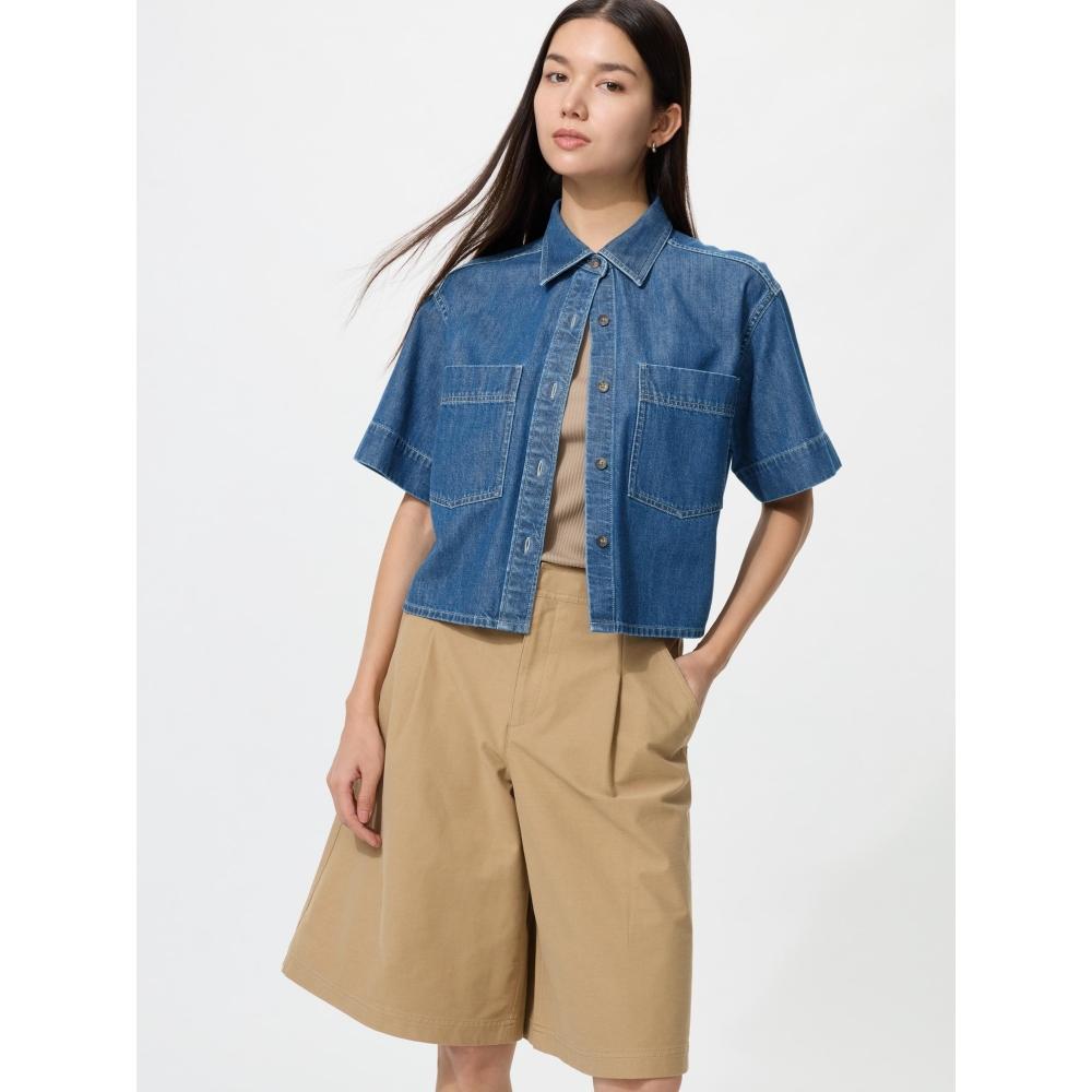 Uniqlo Denim Boxy Shirt  Part 5 