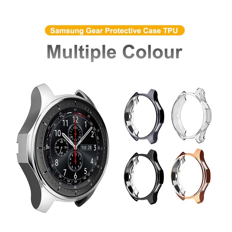 Armband für Samsung Galaxy Watch 4 5 6 Active 2 40 mm 44 mm Band mit Schutz-TPU-Hülle Bildschirm Uhr 3 41 mm Armband-Zubehör