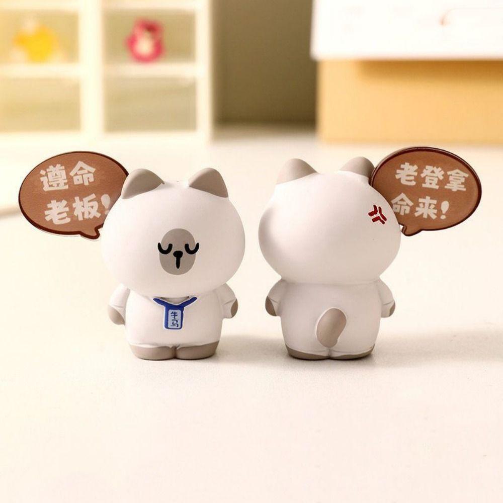 Cat Capybara Pendant Pig Cartoon Animals Dolls Creative Car Keyring  Backpack Decor