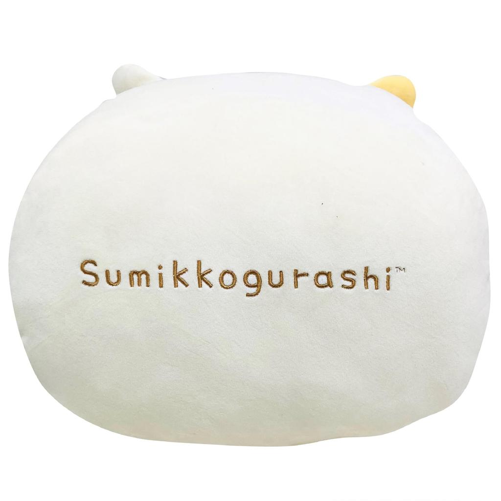 MORIPiLO Sumikkogurashi Cat Body Pillow (Hug Me Cushion) Skin-Friendly Micro Fabric Plush Toy Nap Pillow Beige 40x25x20cm Character Pillow Morishita