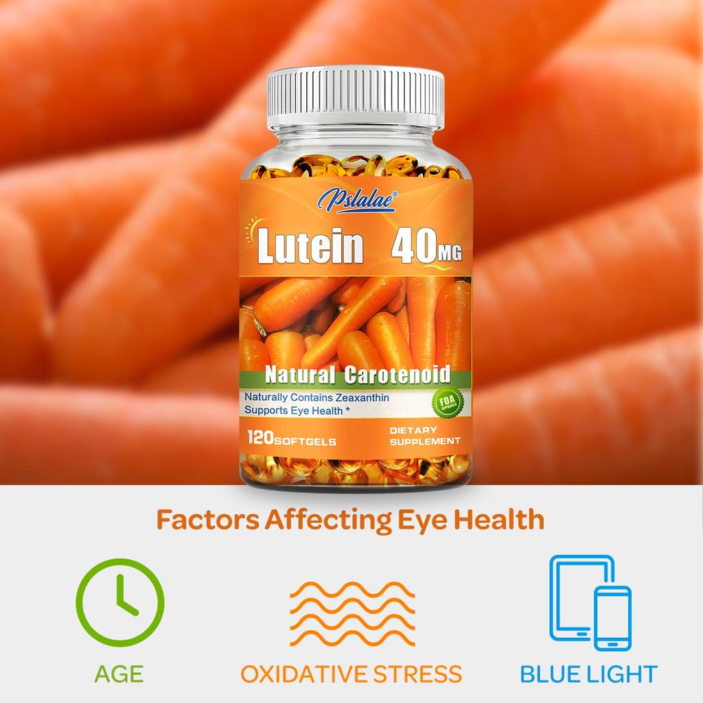 Lutein 40mg - with Zeaxanthin-Eye Health and Visual Function,Relieve Eye Fatigue