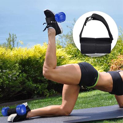 1 Paar verstellbarer Hantel-Fußgurt, Tibialis-Trainergurt zum Gewichtheben der Füße