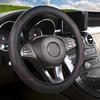 PU Stereo Hand Sports Car Without Inner Rim Steering Wheel Cover Fits 15 "car Interior Supplies In Black Universal
