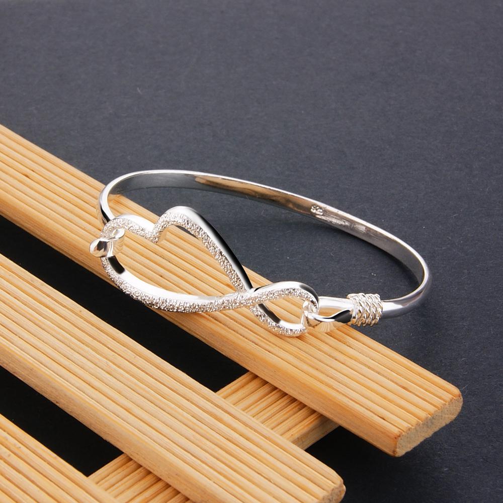 Minimalist Women's 925 Silver Bracelet 3.5MM Open Bangle Fashion Party Body Jewelry Anniversary Gift