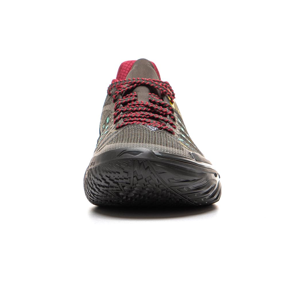 New LiNing Jie Ao 2 Cushioning Breathable Rebound Low Top Outdoor Basketball Shoes Men's Black Yellow ABFV013-5