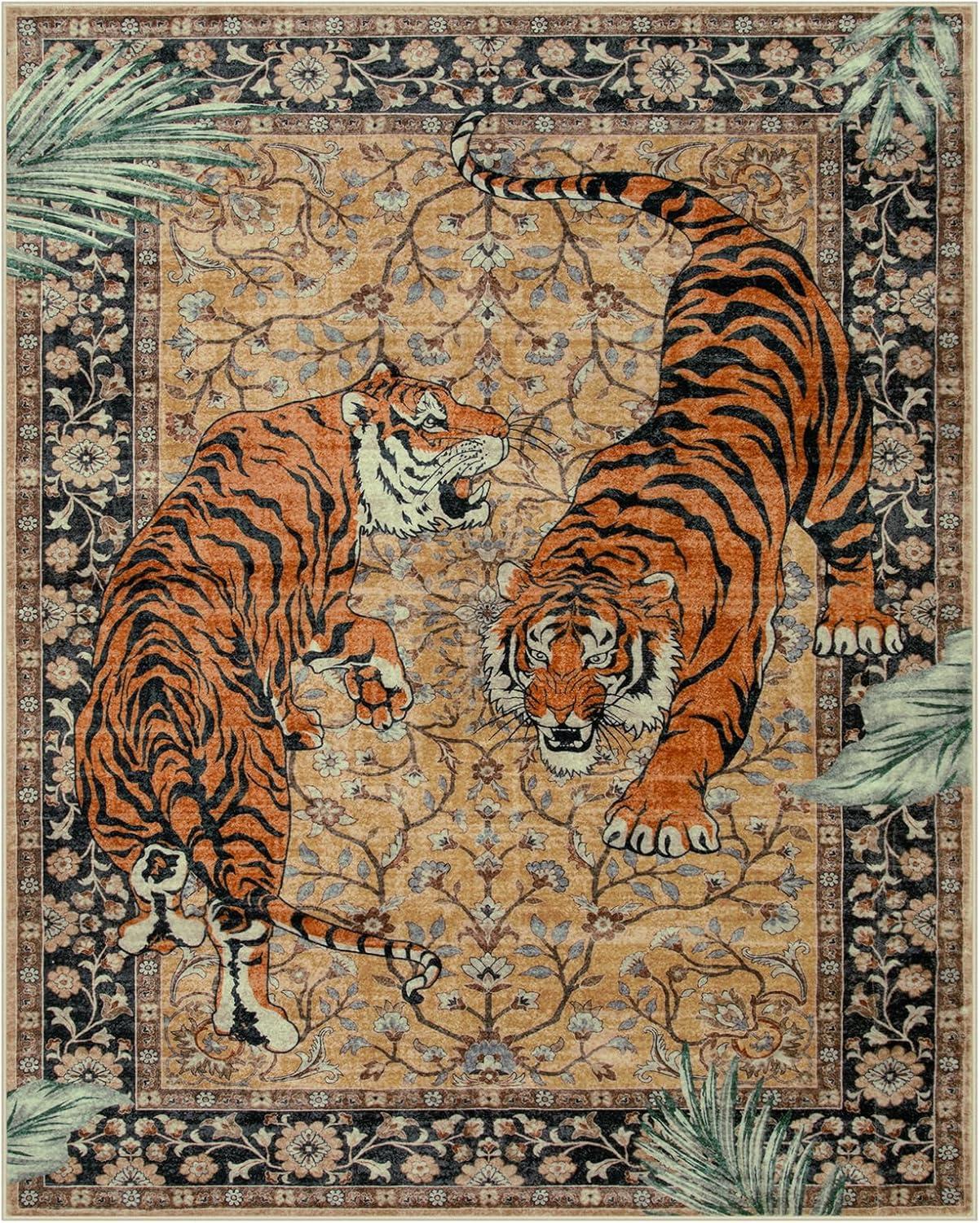 Moynesa Leopard Rug for Living Room