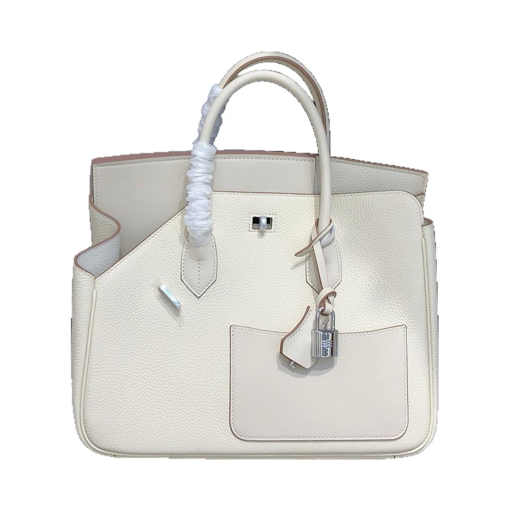 Nuova borsa a mano alla moda, motivo litchi, patchwork irregolare, borsa platino, borsa a spalla messenger, borsa da donna versatile 30CM