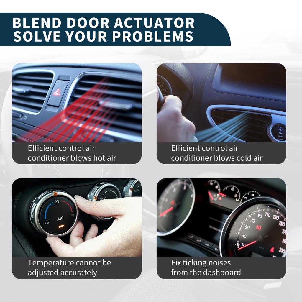 TUCKBOLD Replacement for Chevrolet C1500 HVAC Heater Blend Air Door Control Actuator Durable No.16149192