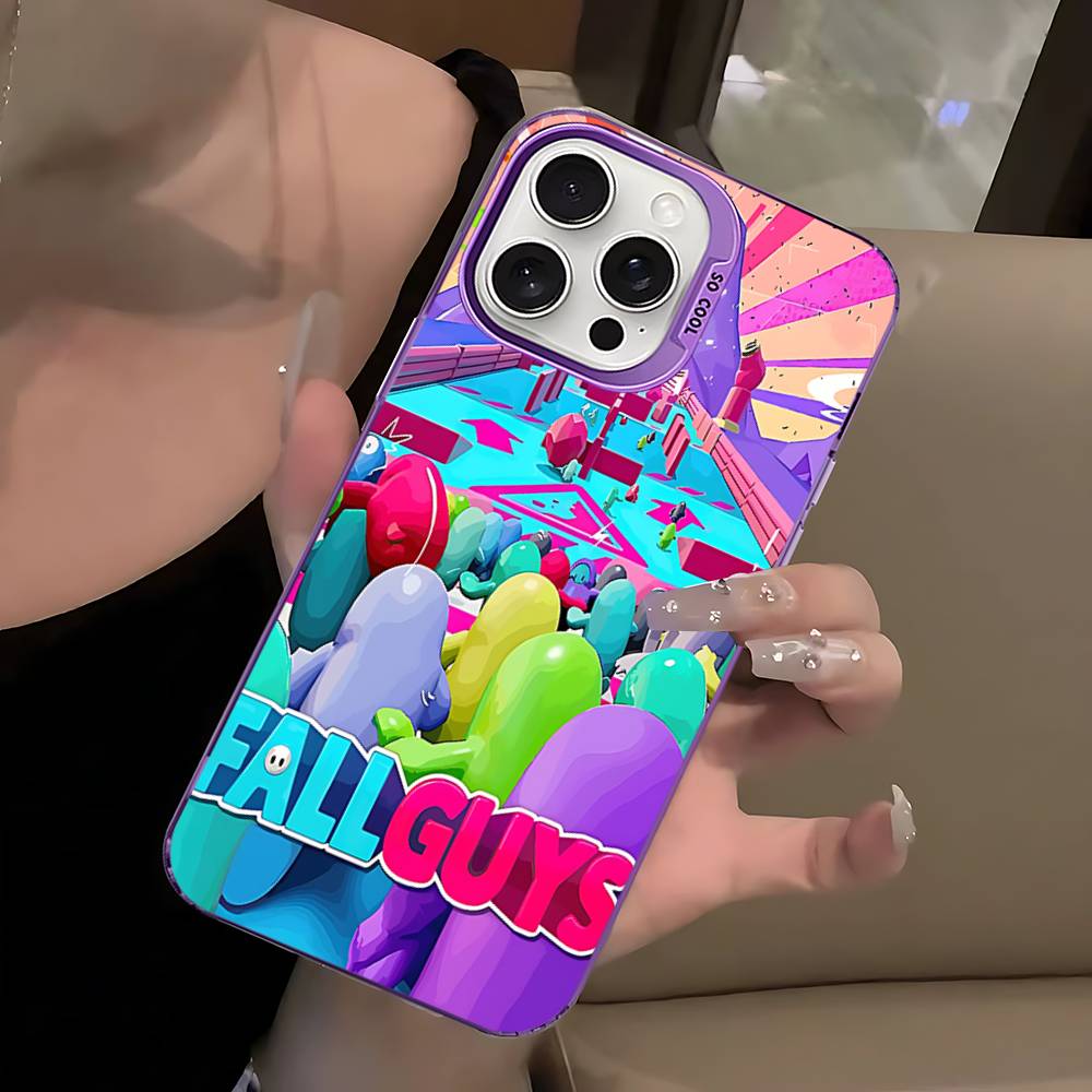 F-Automne G-Garçons Jeu de Fête Étui de Téléphone Couleur Pour IPhone 17 16 15 14 13 12 11 Pro Max Plus Pro Coque