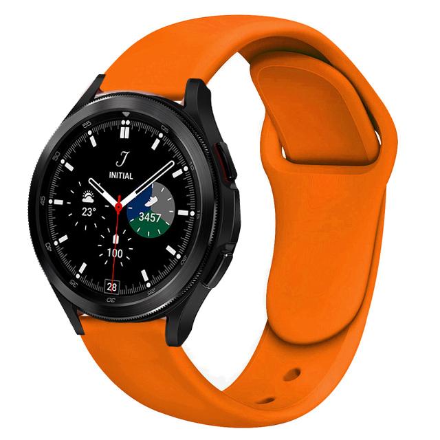 Cinturino in Silicone da 20 mm per Samsung Galaxy Watch 7 44mm 40mm/6 5 4 Classic Cinturino per Samsung Watch 5 Pro 45mm Accessori Cinturino