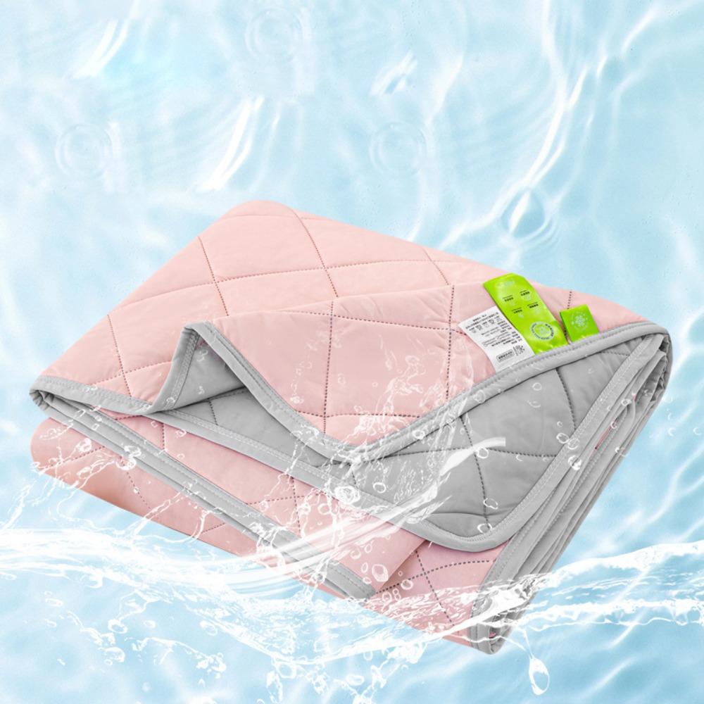 New Double Sided Cooling Blanket Skin-Friendly Cold Effect Conditioning Quilt Solid Color Lightweight Cooler Quilt Spring Summer