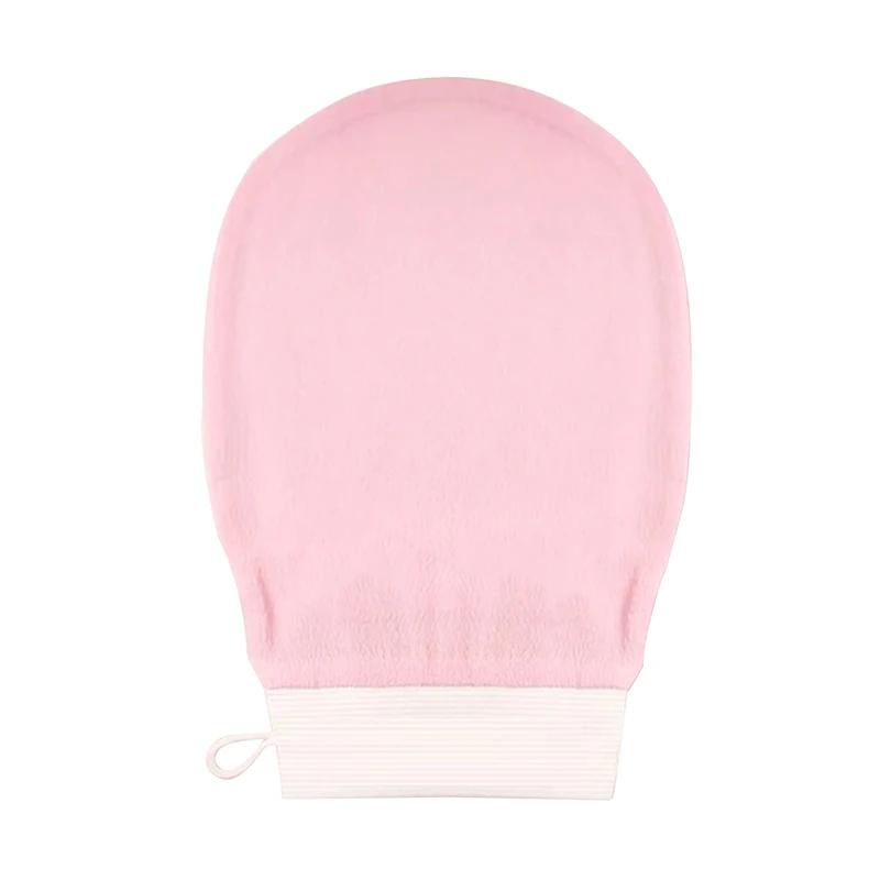 

Марокканская хаммамная банная перчатка-скраб, отшелушивающая перчатка для тела, загара, массажа, отшелушивающая перчатка, для ванны и душа разных цветов розовый