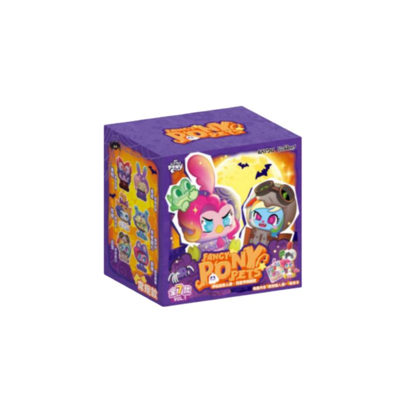New KAYOU My Little Pony Mini Figure Nightmare Dress Up Night Blind Box Assembly Hanging Card Pendant Anime Peripheral Gift