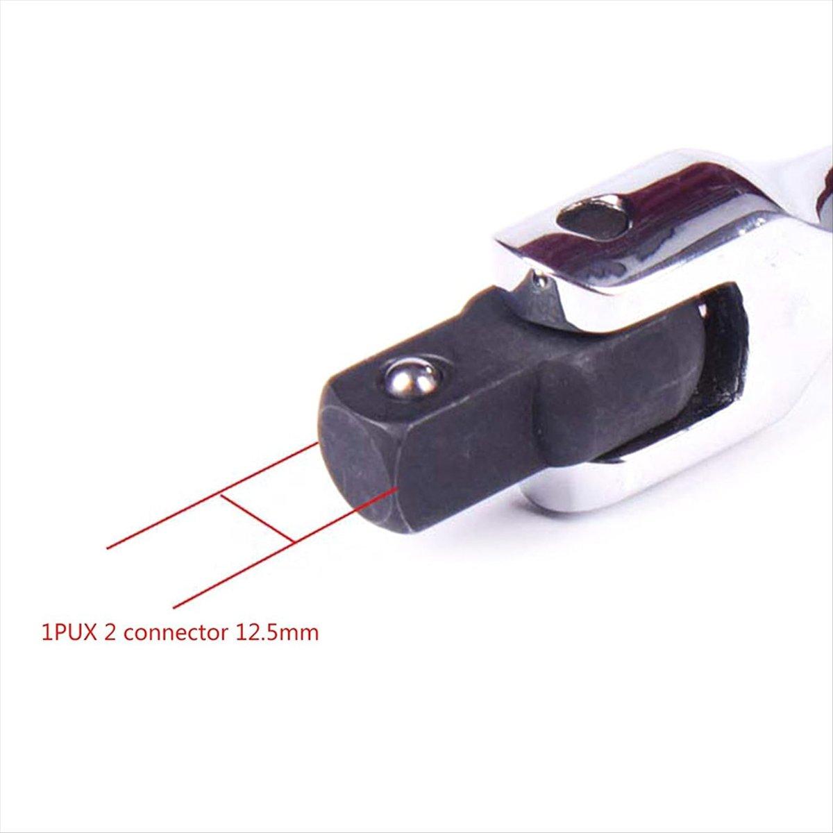 

F Handle Socket Wrench Steering Handle 180 Degree Rotating Handles Tool for Mechanics Builder DIY Rotating 355mm China Mainland