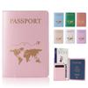 Leather Passport Holder for Couples - Wedding Gift, Travel Wallet, Document Protector