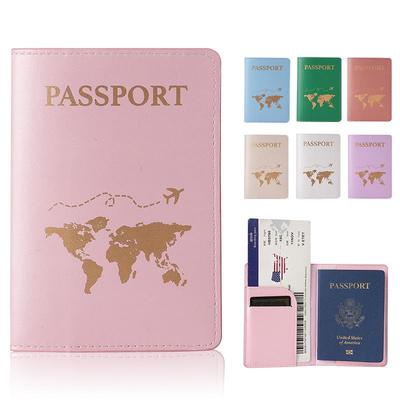 Portapassaporti in Pelle per Coppie - Regalo di Matrimonio, Portafoglio da Viaggio, Protezione Documenti