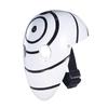 Naruto Halloween Ninja Mask - Non-glowing Sharingan Uchiha Madara Obito White Tobi Comic-Con Prop.
