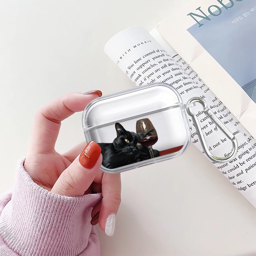 Clear Earphone Cases Cover Case For Airpods 2 Pro3 Pro2 4 1 Pro 3 Creative Kitten