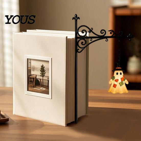 Battery Operated Party Lights Halloween Library Lantern, Decorative Bookshelf Lamp, Patchwork Ghost Cute Cartoon Decorations Light with Witch