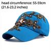 Women Casual Baseball Cap Glitter Crystal Flower Hat Diamond Travel Outdoor Hat