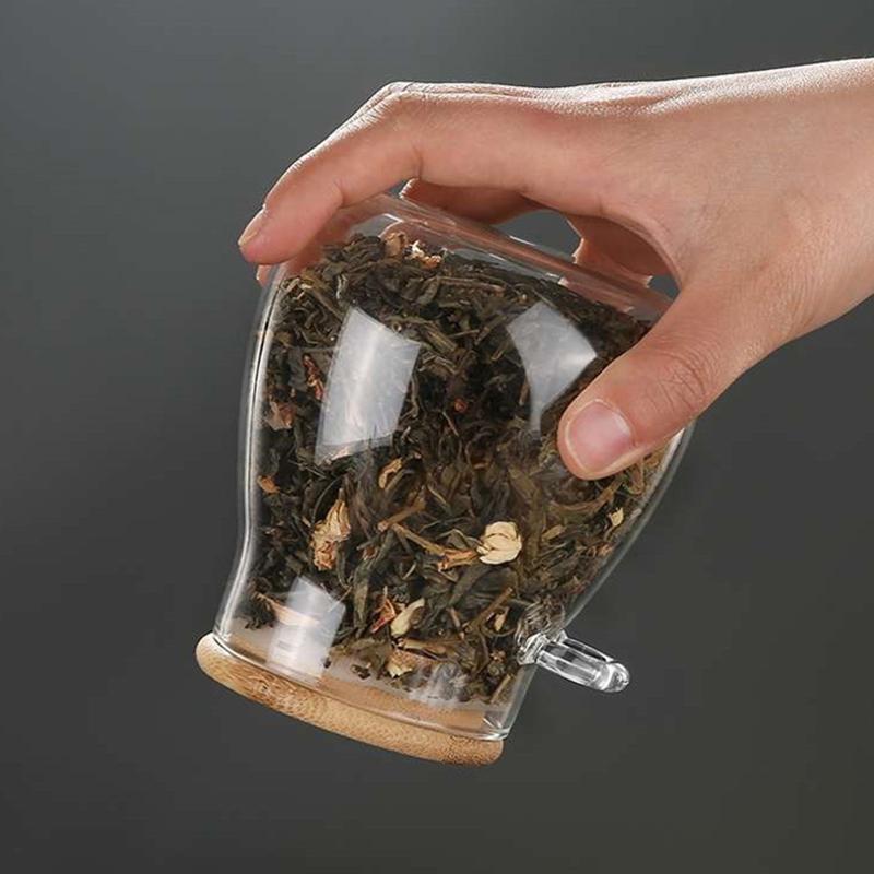 Hermetic Containers For Food Storage Pots Glass Jar With Lid Sealed Container Sugar And Tea Cans Airtight Kitchen Coffee Jars