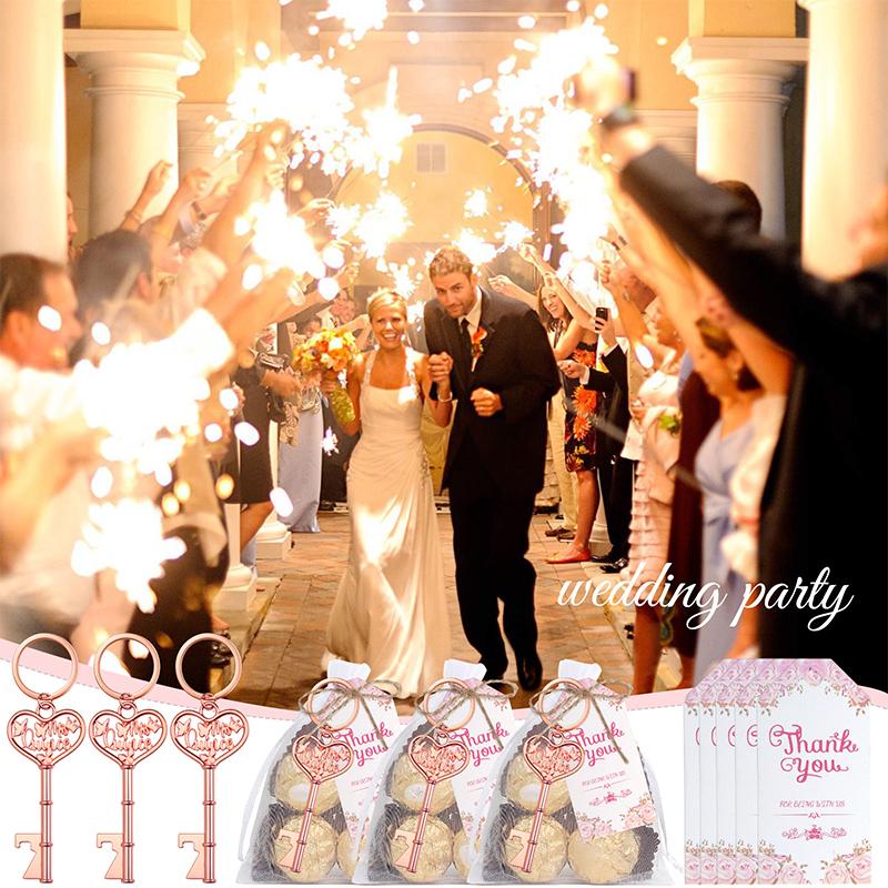 24 Sets Quinceanera Party Favors For Guests Butterfly Bottle Opener Keychain Thank You Tag Organza Bag