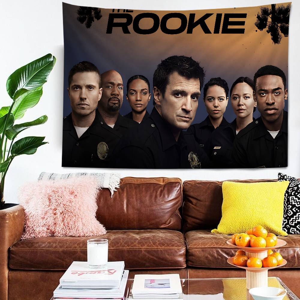 Movie The RRookie Cartoon Tapestry Art Science Fiction Room Home Decor Wall Hanging Sheets