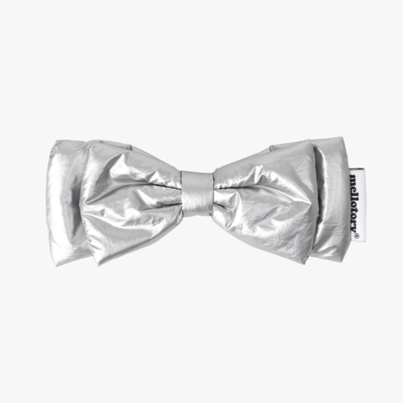Mellotory Metal Cushion Ribbon Hairpin (silver)