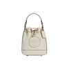 Dempsey 15 Solid Drawstring Closure Pebble Leather Bucket Bag Women Bags White C5269-IMCHK