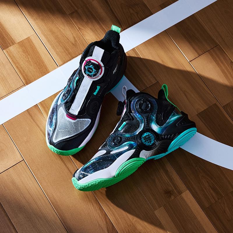 Anta Kids Shape 4.0 Comfortable Versatile Support Durable Breathable Non-Slip Mid-Top Basketball Shoes Kids basketball shoes 312431121-5