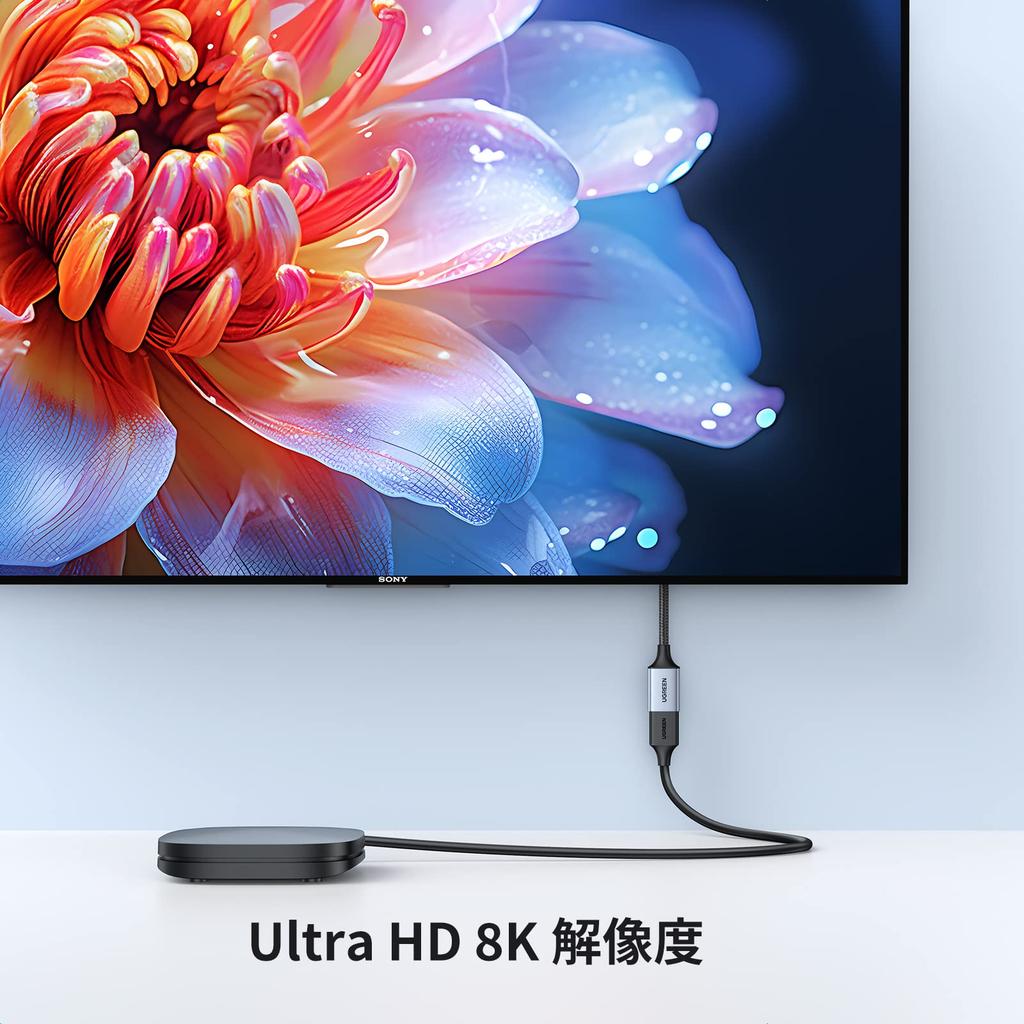 Ugreen HDMI Extension 8K 60Hz 3D Support Male To Compatible with Fire TV and HDMI Extension Male To 15cm Cable, (HDMI Female), PS4/PS3, Stick, HDTV,