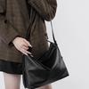 Vintage Top Layer Cowhide High Casual Bag High-End Versatile Shoulder Underarm Bag New Trendy Tote Bag Genuine Leather Bag
