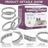 4Pcs Cat Calming Collar Relieve Anxiety Dog Pheromone Collar Waterproof Adjustable Pet Collars Lasting Natural Calm Relax Collar 3
