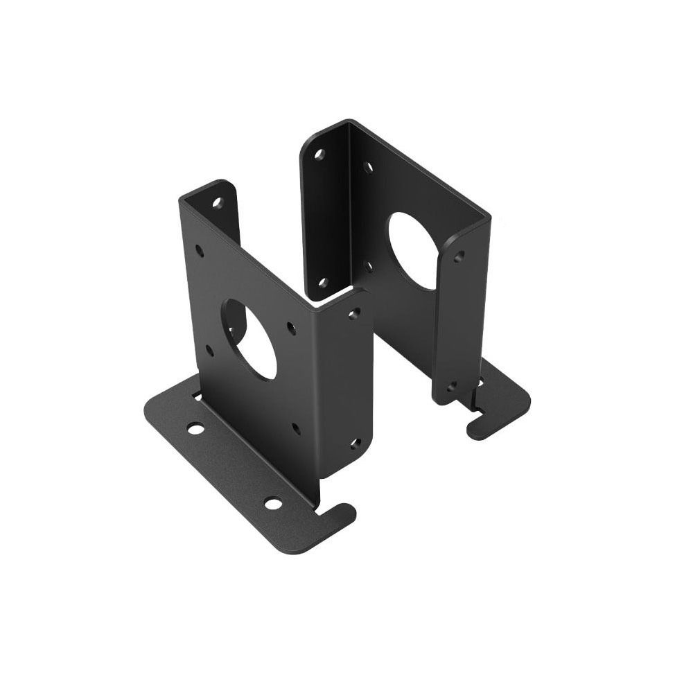 2pcs Easy Installation Post Base Brackets Adjustable Design Wood Fence Post  Wood Fence