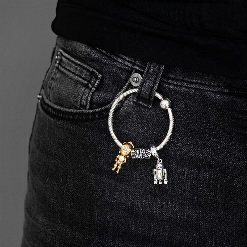 Pandora Star Wars Serie C-3PO Charm Unisex Charm Gold 769244C01