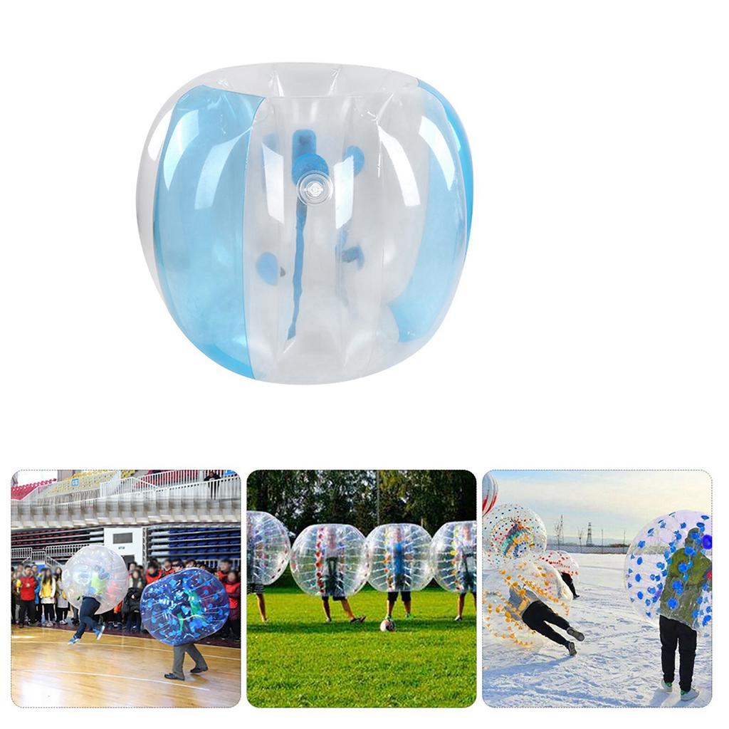 120cm Açık Hava Baloncuk Topları Aktif Oyun Futbol Oyuncağı Yetişkinler İçin Şişme Oyun MalzemeleriŞeffaf