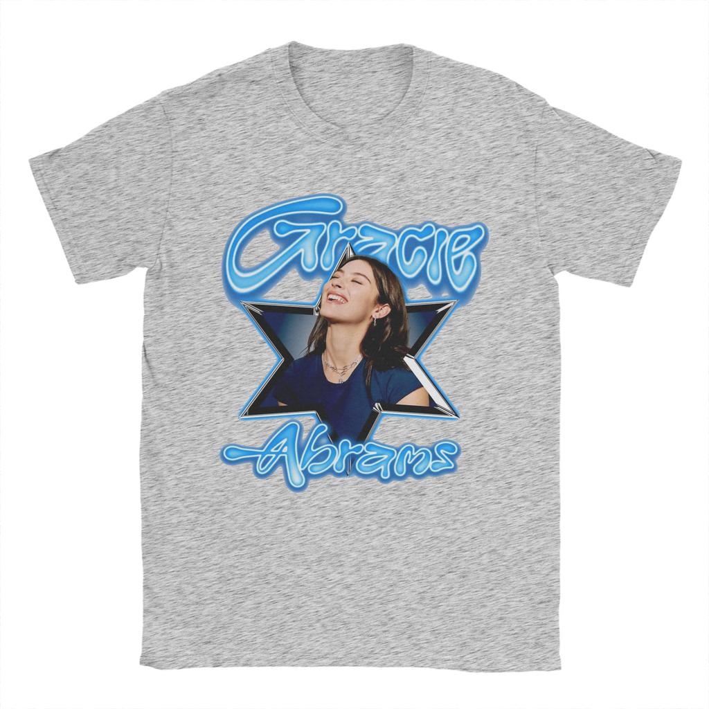 Gracie Abrams Men T Shirt  Novelty Tees Short Sleeve Crew Neck T-Shirt Pure Cotton Unique Clothes