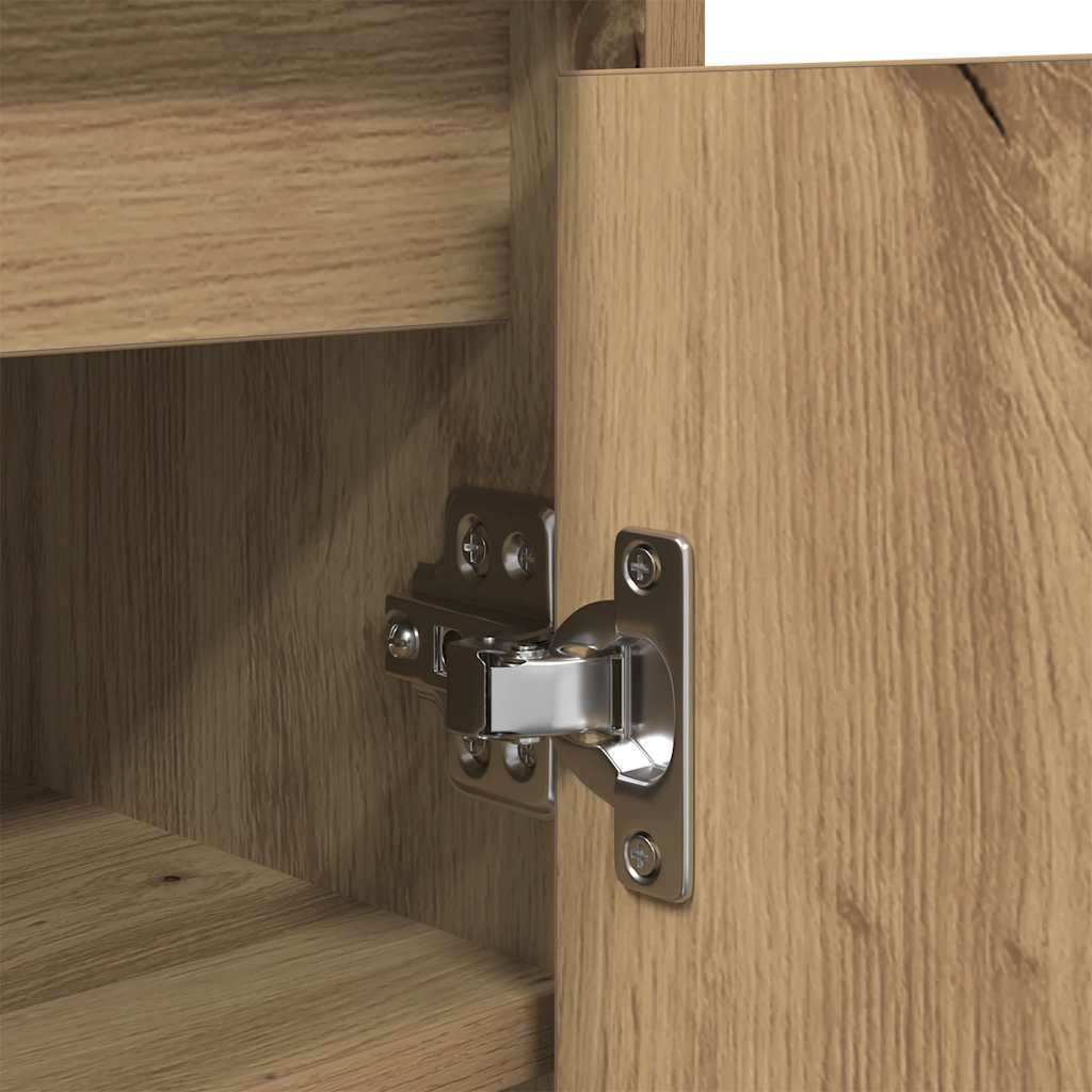 Shoe Cabinet Artisan Oak 29.5 x 34 x 76 cm Particleboard