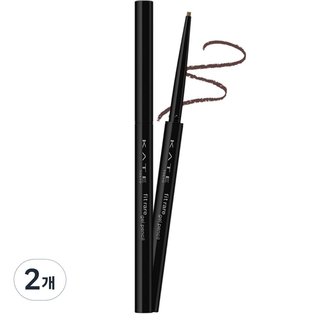 Kate Fit Rare Crayon Gel 0,08g, BR-2 Gel Brun Foncé, 2 pcs.
