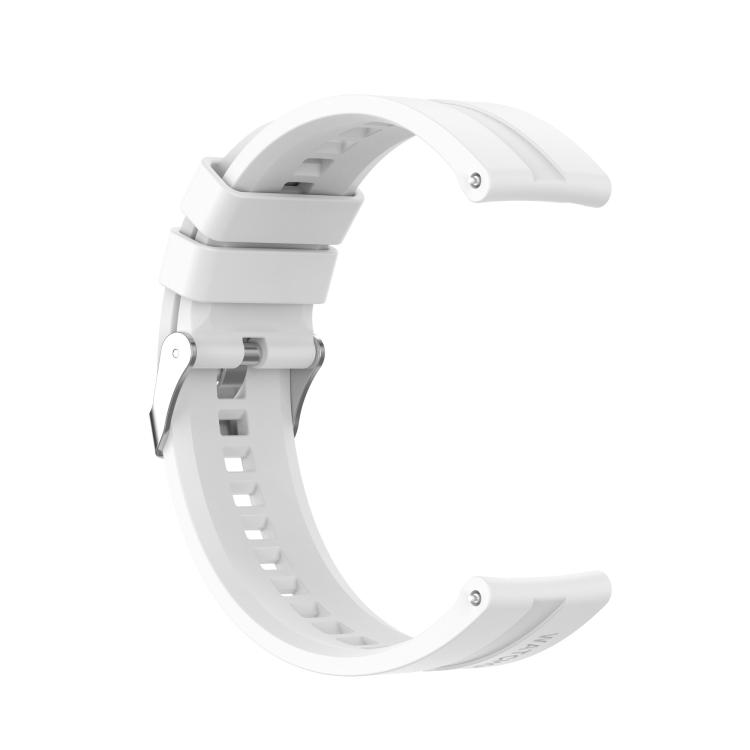For Huawei Watch GT 3 42mm 20mm Silicone Silver Buckle Watch Band(Mint Green)