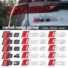 1Pc A3 A4 B8 8P 8V B6 A5 A6 TT RS3 RS4 RS5 RS6 RS7 RS8 Badge Car Body Rear Trunk ABS Emblem Sticker Decoration Accessories