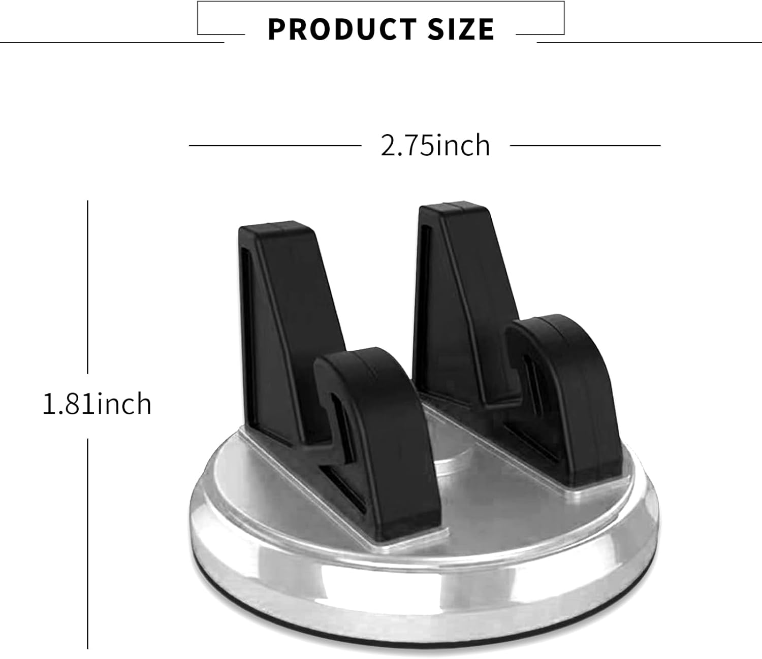 

Dashboard Phone Holder 360 Degree Rotating Car Mount with Anti Slip Mat for All Smartphones iPhone Samsung Xiaomi Huawei срібний
