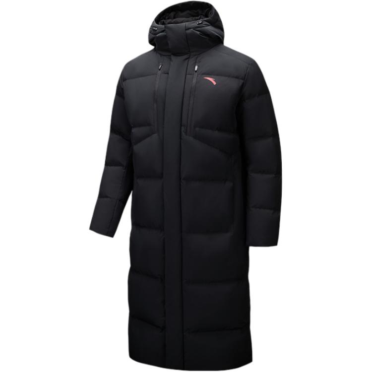 

Anta Тренировочная серия Толстовка с капюшоном Однотонная на молнии Удобная Универсальная Теплая Повседневная Пуховая куртка Унисекс Верхняя одежда 952617903-2 L