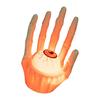 Multifunction Illuminated Specters Hand Ornament Warm White LED Lighting For Festival Atmospheres Creation