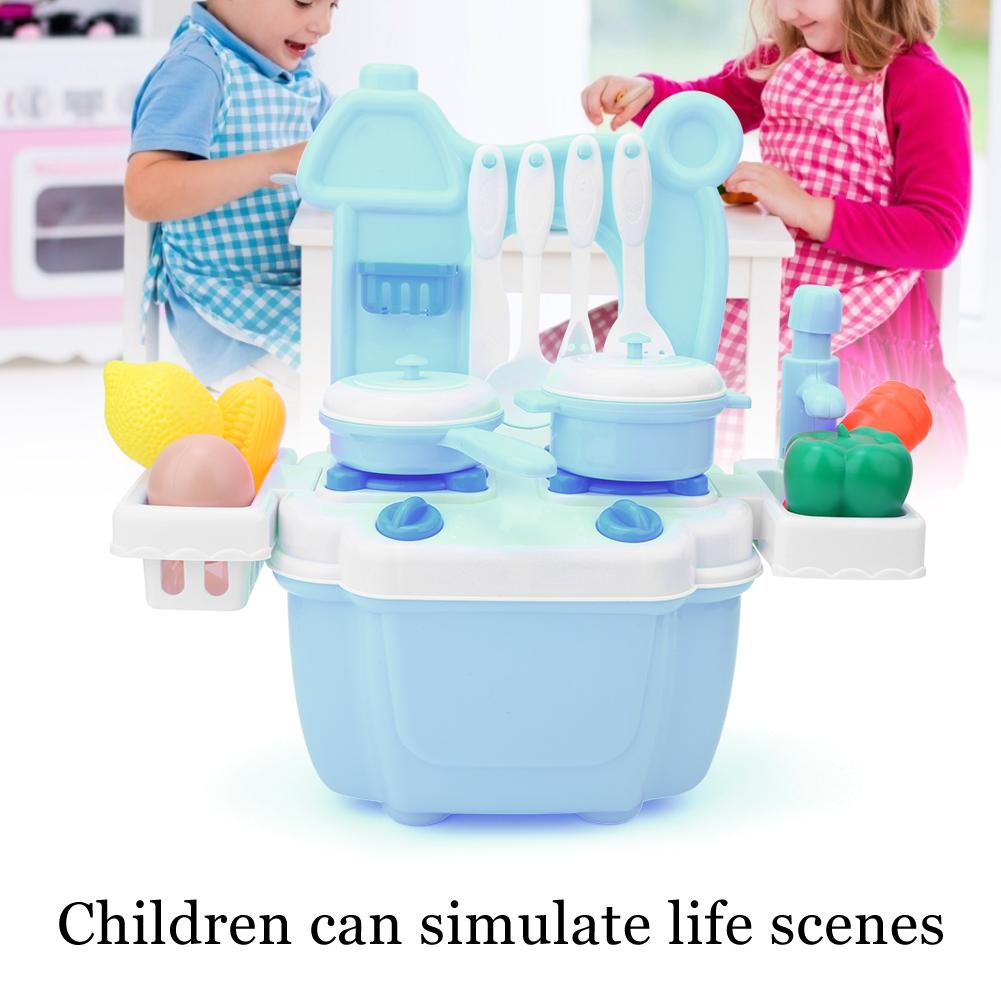 Kitchenware Kitchen Cooking Simulation Cookware   Toy Kid Educational Toys Set