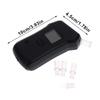 Digital Lcd Breath Alcohol Tester Portable Breathalyzer Detector For Drunk Driving Test With 5 Replaceable Mouthpieces