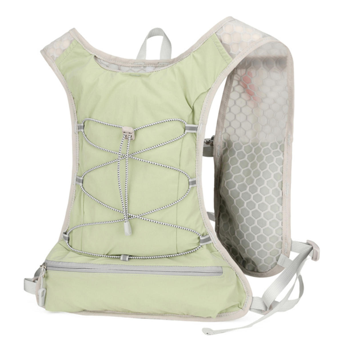 

Дышащий гидратационный жилет Легкий велосипедный беговой марафонский рюкзак для трейлраннинга Рюкзаки для езды на велосипеде Сумка для скалолазания one size изумрудный