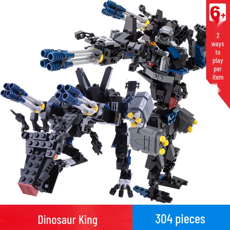 Gudi Blocks Boy Transforming Robot Puzzle Toy Box