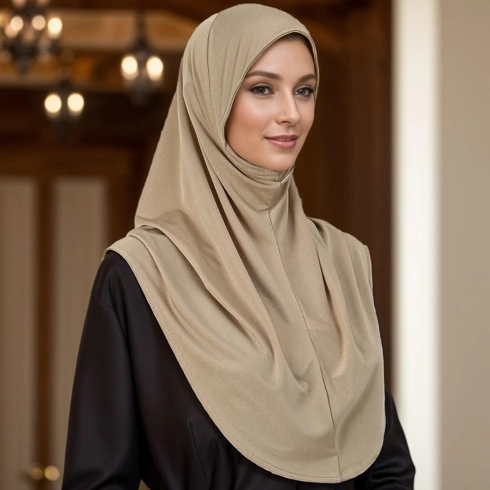 Full Coverage Instant Hijab Draped Design Women Hijab Scarf New Instant Turbans  Daily Wear
